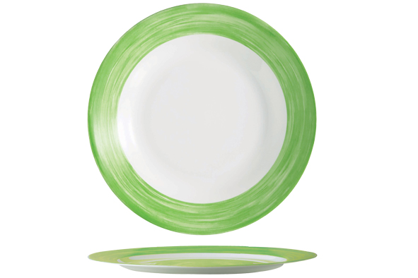Arcoroc Brush Vert Assiette plate 23,5cm